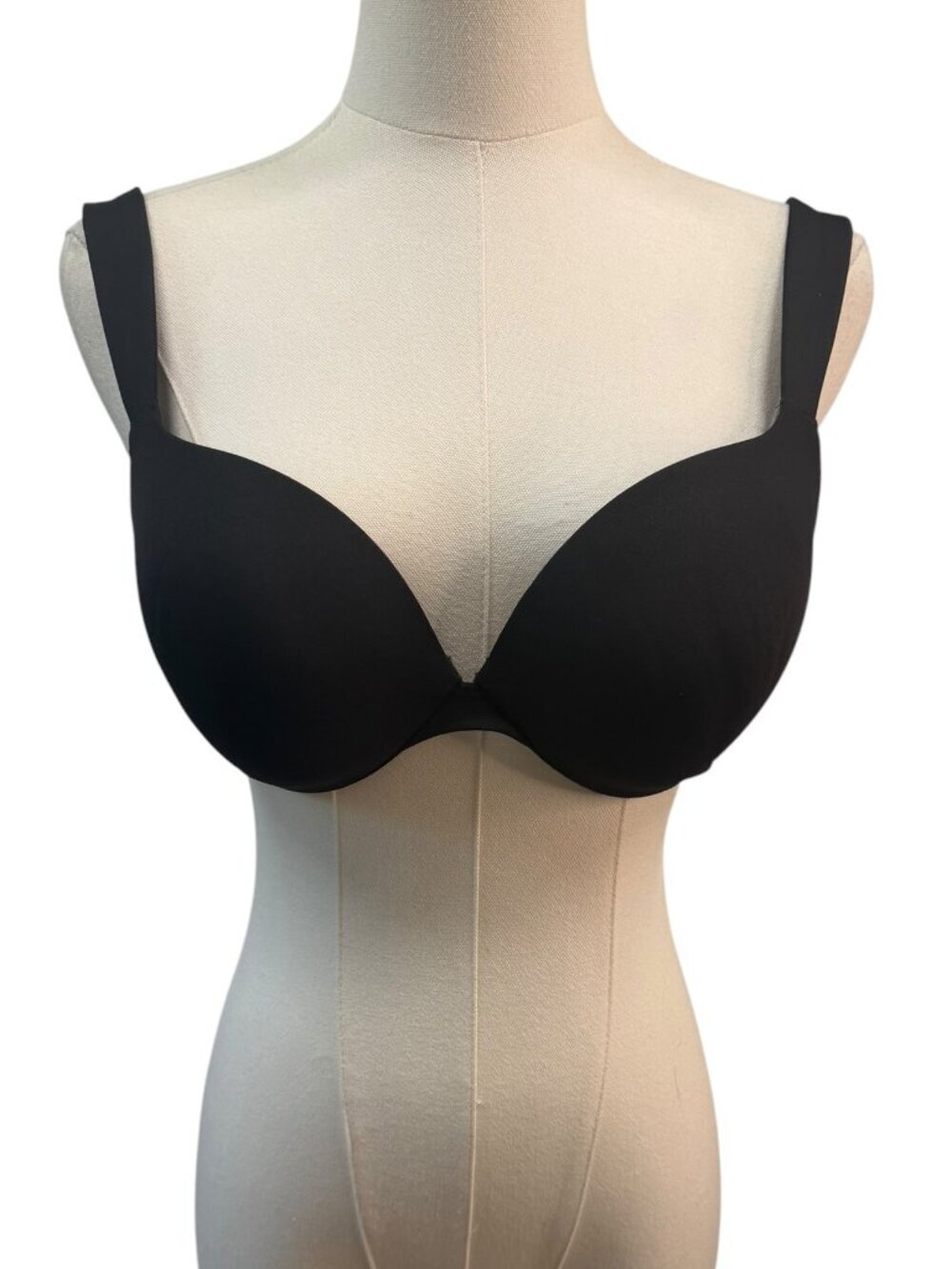 Like New SKIMS Black Swim Push-Up Bikini Top Size S